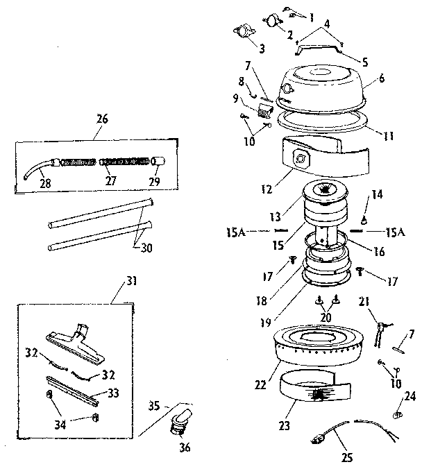 Kenmore 20821180 unit parts diagram