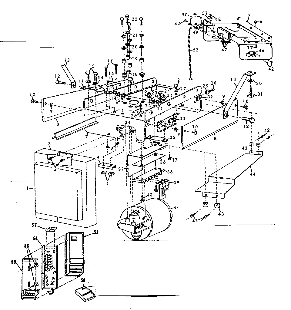 Craftsman 139655571 chassis assembly diagram