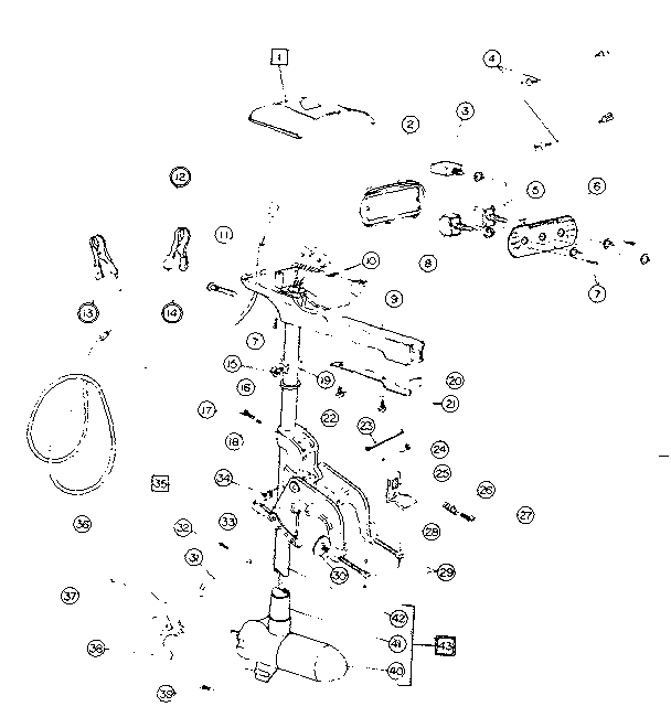 Sears 575590150 fishing motor diagram