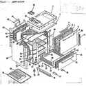 Kenmore 1197306730 body section diagram