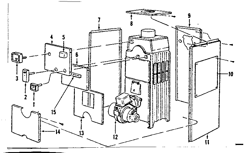 Kenmore 2295132 jacket parts and controls diagram
