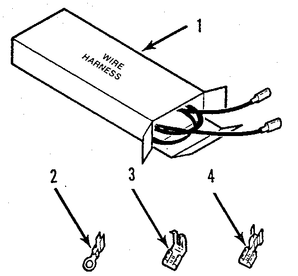 Kenmore 9113378810 wire harnesses and components diagram