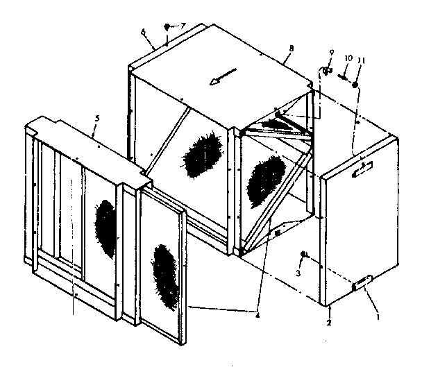 Kenmore 867767842 repair parts diagram