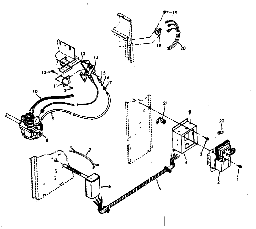 Kenmore 867767842 electrical diagram