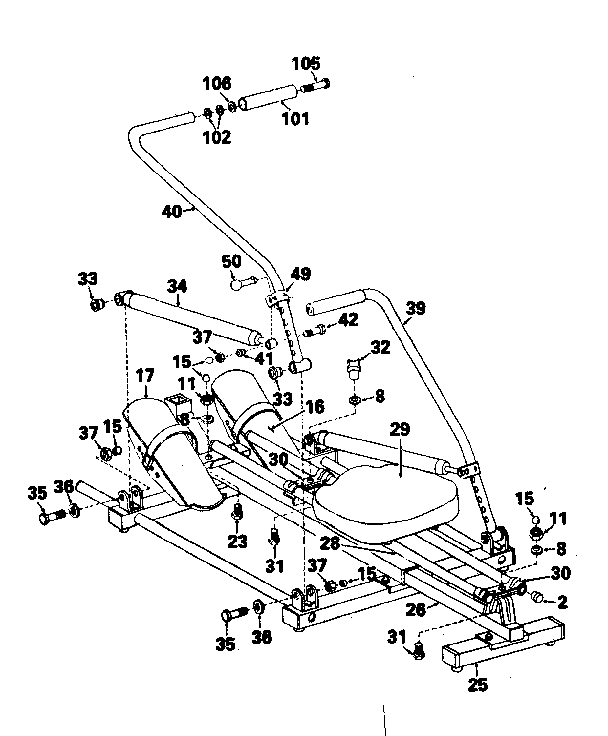 DP 16-0500 replacement parts diagram