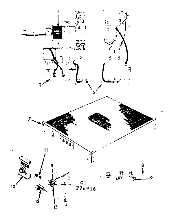 Kenmore 86776916 electronic air cleaner assembly diagram