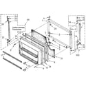 Kenmore 1068688870 freezer door diagram