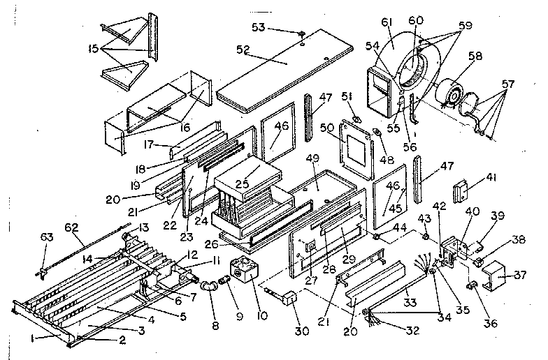 Kenmore 735762570 functional replacement parts diagram