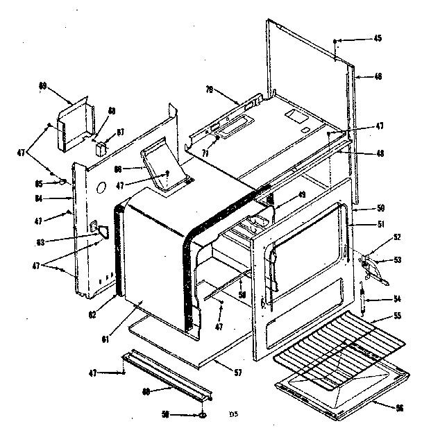 Kenmore 1197108311 body diagram