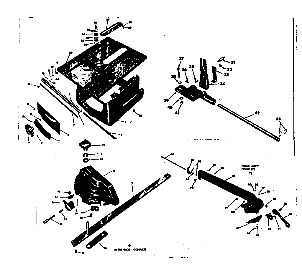 Craftsman 10320001 replacement parts diagram