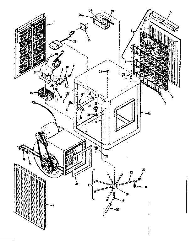 Kenmore 565614321 functional replacement parts diagram
