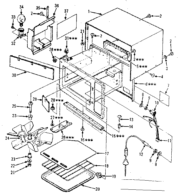 Kenmore 5648878310 microwave parts diagram