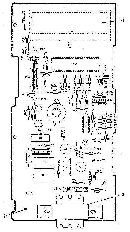 Kenmore 5648878310 power and control circuit board 11357r diagram