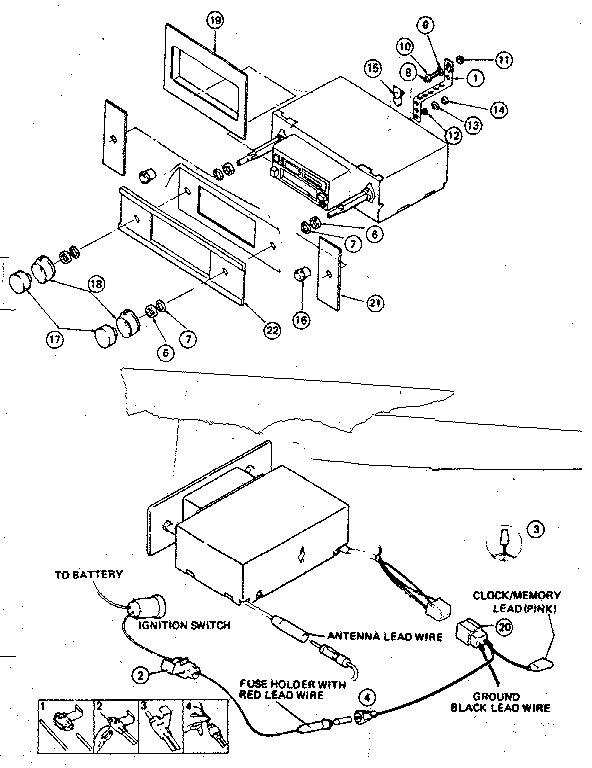 LXI 260505740 accessory kit(29x8020) diagram