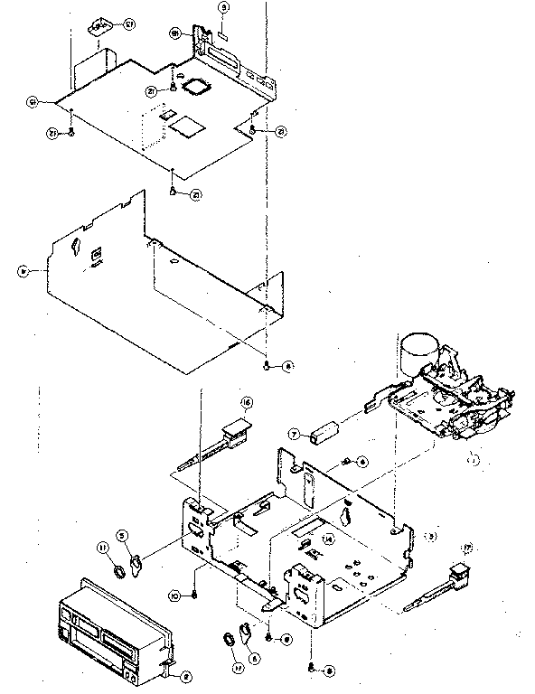 LXI 260505740 pc board assembly diagram