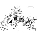 Kenmore 867815122 blower assembly diagram