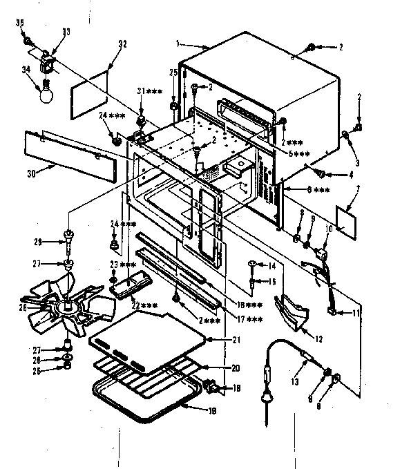 Kenmore 5648878430 cabinet parts diagram