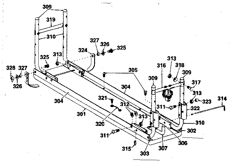 Lifestyler 156381 bench assembly diagram