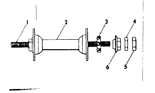 Sears 505451514 front hub parts diagram