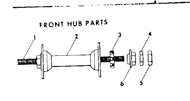 Sears 505476811 front hub diagram