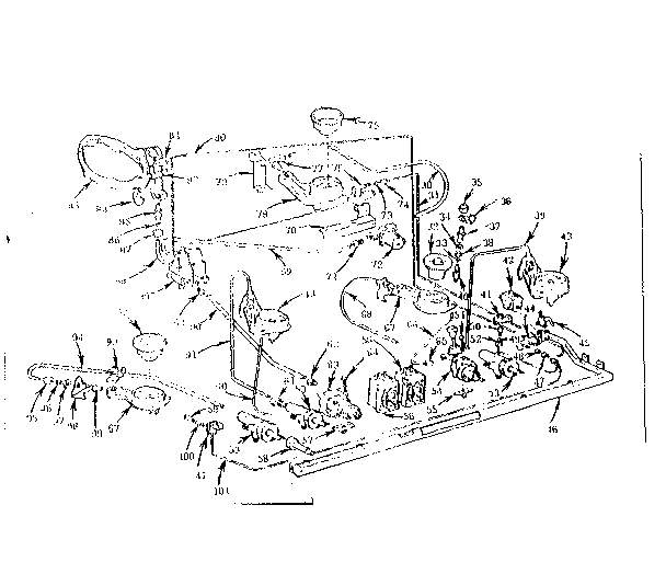 Kenmore 103796611 burner section diagram