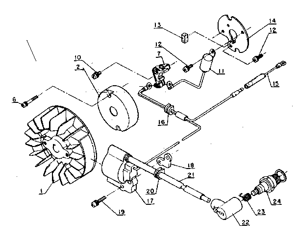 Craftsman CS-302 magneto diagram
