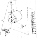 Craftsman 139656261 motor drive assembly-model no. 139.656261 diagram