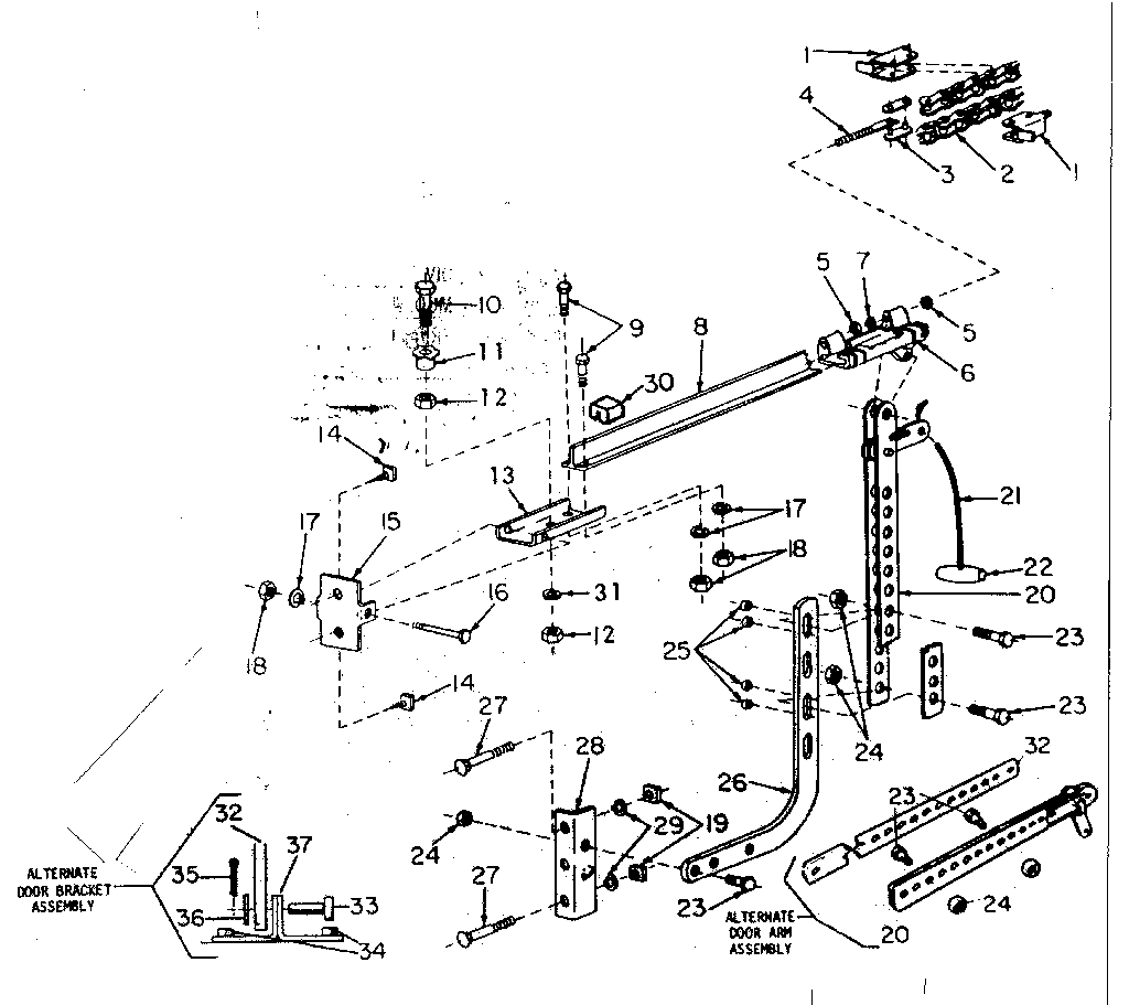 Craftsman 139656271 rail assembly-model no. 139.656271 diagram