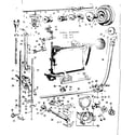 Kenmore 158342 presser bar and shuttle assembly diagram