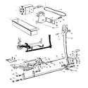 Kenmore 158520 feed regulator and motor  assembly diagram