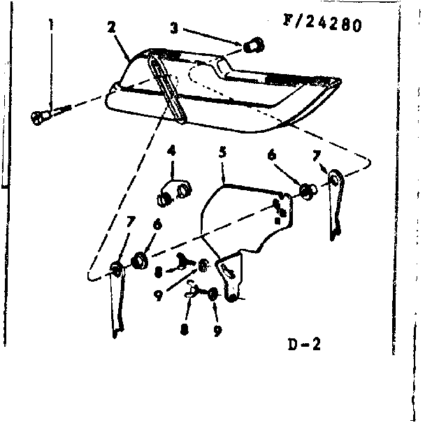Craftsman 11324280 guard assembly diagram