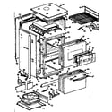 Kenmore 1033036540 body section diagram