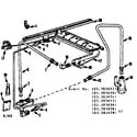 Kenmore 1033026521 burner section diagram