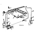 Kenmore 1033076541 burner section diagram
