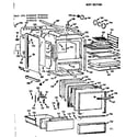Kenmore 1039486640 body section diagram