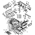 Kenmore 1197136630 body section diagram