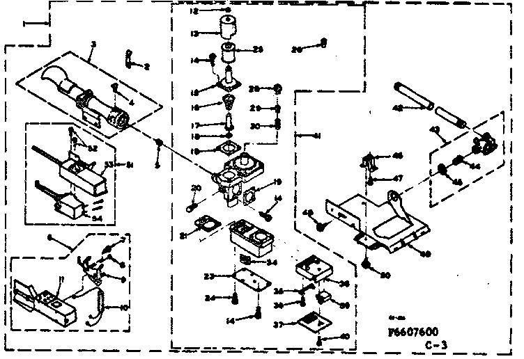 Kenmore 1106607600 burner assembly diagram