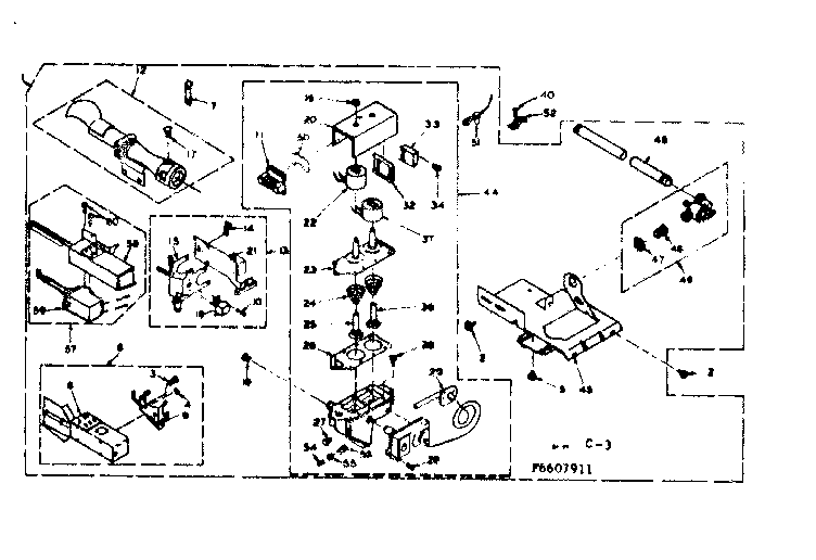 Kenmore 1106607911 burner assembly diagram