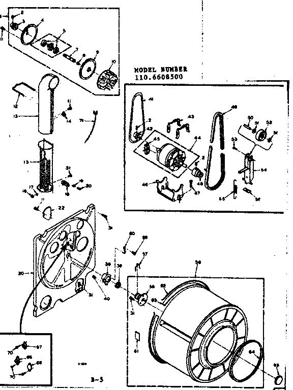 Kenmore 1106608500 bulkhead assembly diagram