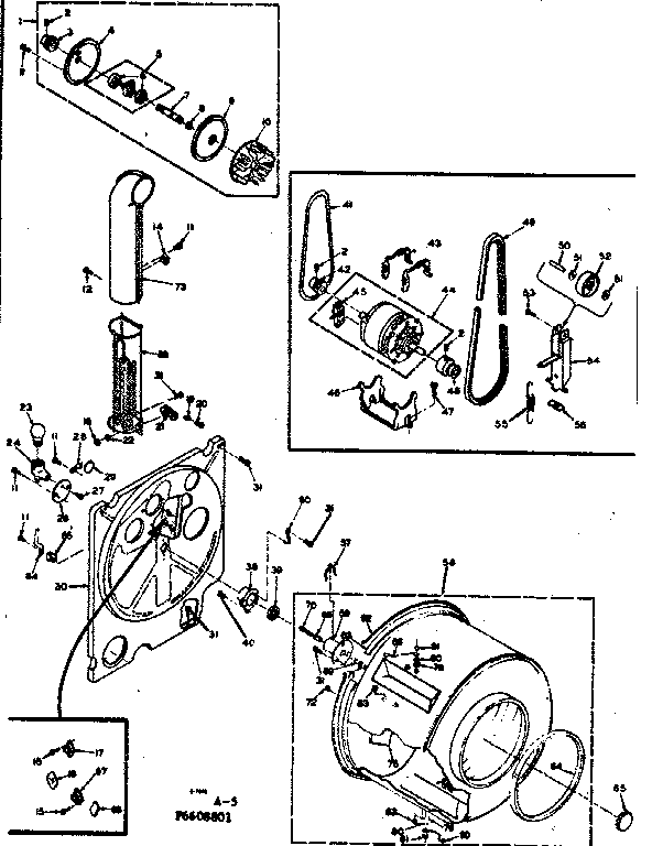 Kenmore 1106608801 bulkhead assembly diagram