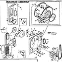 Kenmore 1106608810 bulkhead assembly diagram