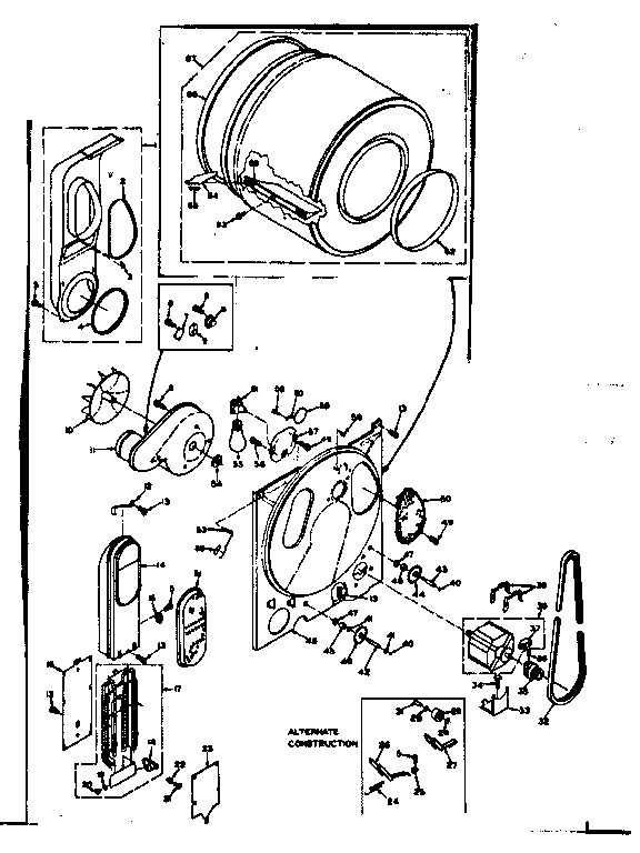 Kenmore 1106618710 bulkhead assembly diagram