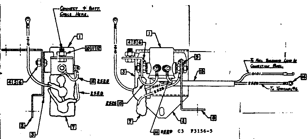 Craftsman 5803156-5 starter solenoid assembly diagram