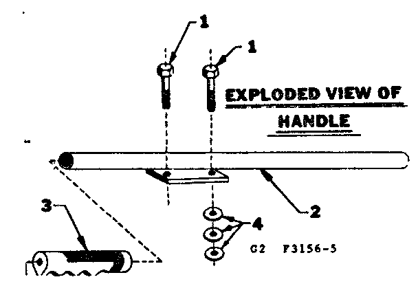 Craftsman 5803156-5 handle diagram