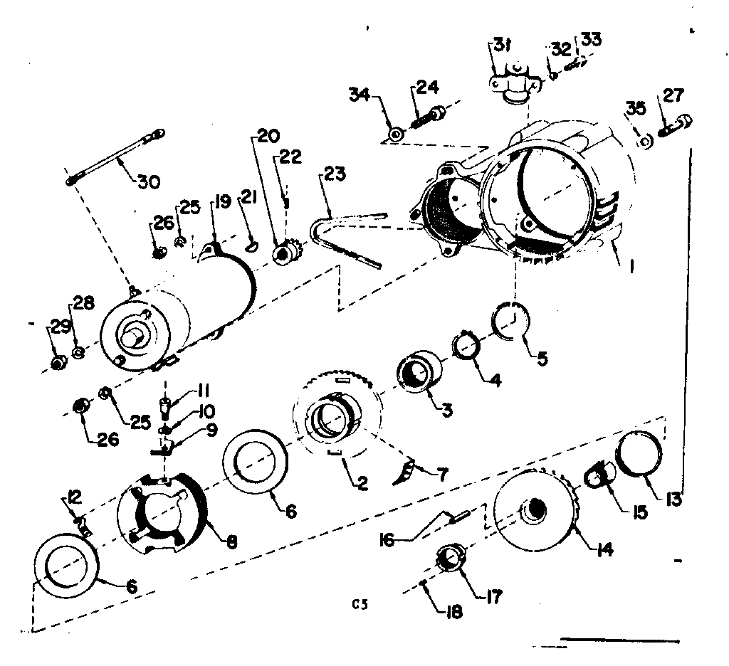 Craftsman 5803183-2 starter diagram