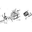 Kenmore 86781851 blower assembly diagram