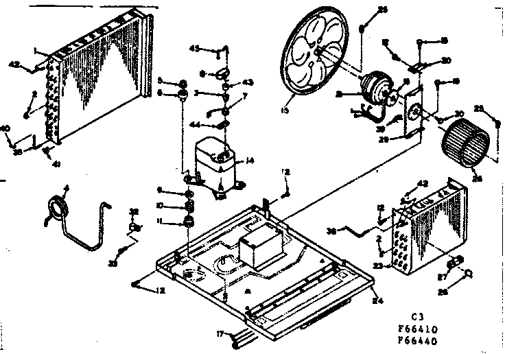 Kenmore 10666440 unit parts diagram