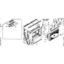 Kenmore 10666660 cabinet parts diagram