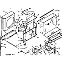 Kenmore 10666660 air flow parts diagram