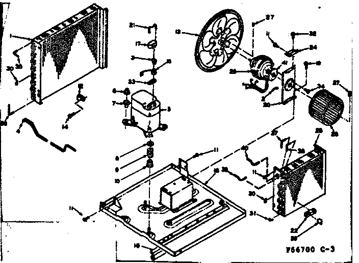 Kenmore 10666720 cabinet parts diagram